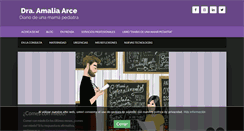 Desktop Screenshot of dra-amalia-arce.com