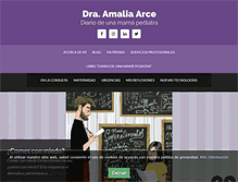 Tablet Screenshot of dra-amalia-arce.com